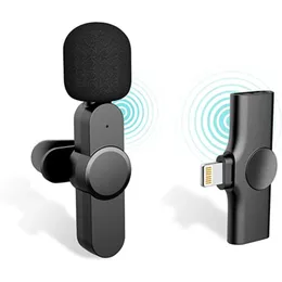 K11 2.4G Mini mikrofon Clipon Lapel Live Mikrofony kondensatorowe Lavalier Wireless dla Tiktop YouTube Reconding