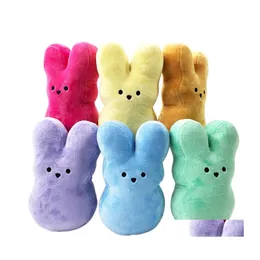 car dvr Party Favor Easter Gifts 15Cm Peep Stuffed Plush Toy Bunny Rabbit Mini For Kids 0103 Drop Delivery Home Garden Festive Supplies Event Dh5Nx