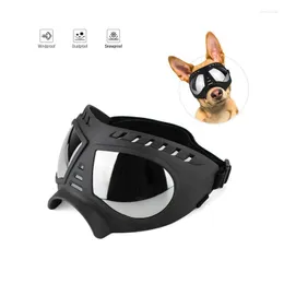 Abbigliamento per cani Occhiali da sole impermeabili Protezione UV Occhiali da vista per animali domestici Occhiali antivento per accessori per occhiali da pattinaggio da nuoto di medie dimensioni