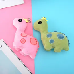 10cm Animals Dinosaur Plush toy Keychain Dolls for Lively Lovely doll Children Kids Baby Toys Boy Birthday Gift