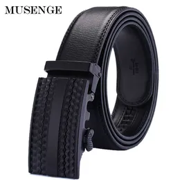 Belts Musenge Designer Men General Highting Leather Mens Belt Luxury Automatic Cinto Masculino Ceinture Homme Cinturones Hombre Riem Z0223