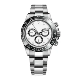 Deluxe Mens Watch 116500ln Serie mecánica automática Muñeca de pulsera 40 mm Bisel de cerámica de acero inoxidable Reloj luminoso Fashion Waterp245U