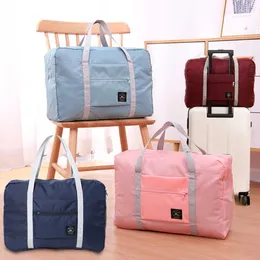 Duffel Bags 2022 Новые нейлоновые складные туристические сумки Unisex большие багажные сумки для женщин Портативные водонепроницаемые сумочки мужчины туристические аксессуары 230223