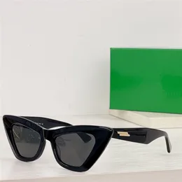 تصميم أزياء جديد نساء Cat Eye Sunglasses 1101S Acetate Frame Classic Simple and Popular Propoyediile Outdoor UV400 نظارات حماية
