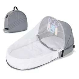 Mosquito Net Battilo Baby Cribs Multifunktion Baby Bed Nest Baby Mosquito Net Foldble Baby Nest Bassinet Spädbarn Sleep Portable Bed 230223