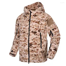 Jagdjacken Herbst Winter Camouflage Taktische Fleecejacke Polar Warm Military Armee Männer Multicam Outdoor Sport Kapuzenmantel