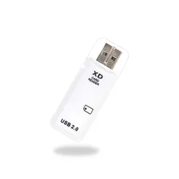 USB2.0 Szybka czytnik kart przenośna biała kompatybilność z kości słoniowej