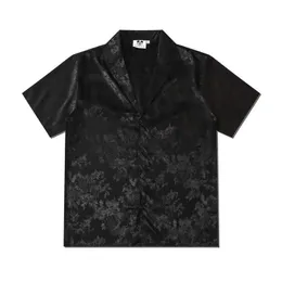 Freizeithemden für Herren Mode für Männer Übergroßes Vintage-Blumendruckhemd Sommer Neues Kurzarm-Strandhemd Herren Schwarze Hemden Camisa Hawaiana Hombre Z0224