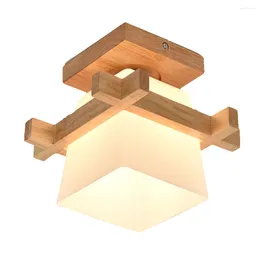 Ceiling Lights Light Led Wall Lamp Rustic Bedroom Japanese Kitchen Hallway Corridor Farmhouse Pendant Living Room Home