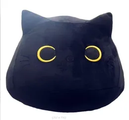 4-цветовая 20 см мягкая черная кошка творческие плюшевые подушки детские милые милые милые кошки супер милая кровать подушка подарки девочки рождественские подарки