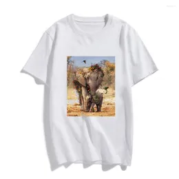 T-shirt da donna Super Mom Elephant T-shirt da donna T-shirt divertente Casual Hip Hop Vintage Harajuku Moda manica corta Estate Tops Femme