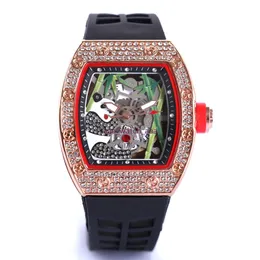2021 3a Skull Sport Watches Diamond Men Women Quartz Watches Fashion Watch Dial Dial Drill Drill Mens Wates 16220U