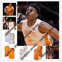 NCAA Custom Tennessee Volunteers sydde college baskettröja 2 Brandon Huntley-Hatfield 0 Jonas Aidoo 15 Jahmai Mashack 12 Victor