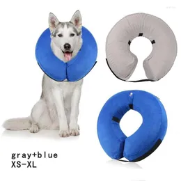 Dog Collars Inflatable Pet Cat Collar Anti-bite Injury Recovery Neck Elizabethan For Small Large Dogs Wound Cover Nursing Supplies