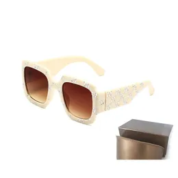Okulary przeciwsłoneczne Millionaire Kobieta naśladowanie luksusowe mężczyźni okulary przeciwsłoneczne projektant ochrony UV Projektant okulasłów gradient mody Kobiety spektakl DHH9E