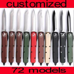 72 models CNC mini Fat baby VG10 blade 60-62HR Benchmade BM3300 UTX85 UT121 trumpt 3 T6 aluminum handle camping automatic kn264S