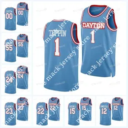 Custom NCAA 2022-23 College Basketball Jersey Dayton Flyers Mustapha Amzil Obi Toppin Toumani Camara Zimi Nwojeki DaRon Holmes Mustapha