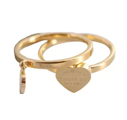 316L titanium steel gold plated love ring for women designer heart rings wedding luxury moissanite diamond channel jewelry bijoux medusa wholesales valentine day