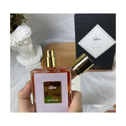 Solid Perfume Luxury Kilian Brand por 50ml amor n￣o seja t￭mido avec moi boa garota que se dei mal para homens homens pulverizam parfum duradouro dhzl0