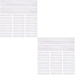 Pcs Learning Sentence Strips White Word Lattice Classroom Paper Flash Cards Child