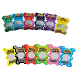 Bolsas de embalagem de urso Bolsa de embalagem de gomas ￺midas 500mg Candy Mylar Edibles Gummy Plastic Shap Package Packer Wholesale