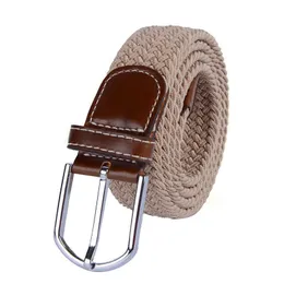 Belts High Quality Elastic Belt for Men Women Cowgirl Braided Womens Belts Designer Belt Waist Belt Trouser Jeans Belt Fashion Kids Z0223