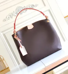 Luxurys tasarımcılar debriyaj çantaları bayanlar büyük alışveriş çantaları 5a kalite zarif Arsty M43703 N44045 Gerçek deri hobo crossbody omuz kılıf moda bagaj