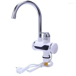 Kitchen Faucets SHGO -Eu Plug Electric Water Heater Tap Instant Faucet Cold Heating Tankless Instantaneous Wa