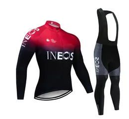 Maillot de cyclisme ensembles maillot de vélo de montagne 9D Gel pantalon de cyclisme à manches longues costume hommes fermeture éclair à séchage rapide maillot de cyclisme 230224