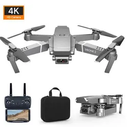 E68 drone con fotocamera 4K per adulti per bambini aereo remoto di controllo remoto giocattolo quadricottero cool cose regalo natalizio wifi fpv bling flight285d