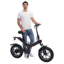 16-Zoll-Fat-Reifen-Offroad-Snow-Strand-Bike 600-W-Motor 48V 15AH-Batterie elektrisches Citybike Fat-Reifen-Elektrofahrrad