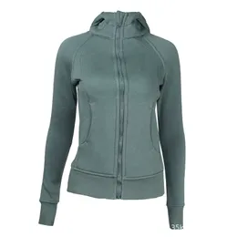 LL-w010 Felpe con cappuccio da donna Felpe Yoga Outfit Cardigan Abbigliamento sportivo Giacche esterne Abbigliamento outdoor Casual Adulto Running Autunm Manica lunga Con cappuccio