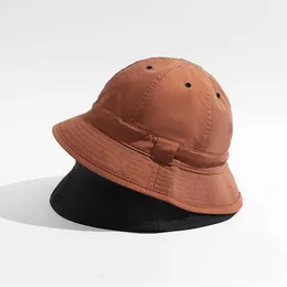 Wide Brim Hats 2023 INS New Bonnet Jungkook Fisherman Sun Mushroom Hat For Women Men Hiphop Desingner Bucket Panama Fishing Caps G230224