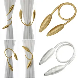 Arbitrary Shape Strong Curtain Tiebacks Pole Decoration Adjustable Curtains Buckle Clip Alloy Hanging Belts Ropes Curtain Tieback Fuertes Alzapanos De Cortina.