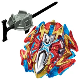 Spinning Top Toma Beyblade Burst B-120 Starter Buster Xcalibur 1 'miecz z wyrzutnią wirując topy dla dzieci 230225