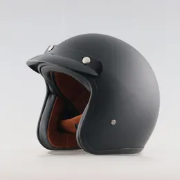 Caschi moto Casco BLD a basso profilo Casco aperto professionale 3/4 Moto Cafe Racer Elcetric Scooter Casque Moto DOT Approvato