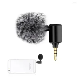 Microfones 3 5mm Mini Microphone Universal stötsäker mobil ljudrotera volymkontroll Hemelektronik Sound Inomhus inomhus