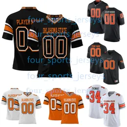 NCAA Oklahoma State Cowboys College Football Maglie Nathan Brock Dillon Patrick Oliver Sheared Smith Walterscheid Asi Clay Duckworth Evers Hickey Kelley Ridener