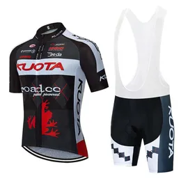 Kuota Cycling Jerseys Bib Shorts Set M￤n andningsbara cykel sportkl￤der Pro Cykelkl￤der Sport Uniform Summer MTB Bike Wear243R305p