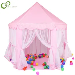 Oyuncak çadırları kapalı ve açık oyunlar kızın hediyesi prenses çadır kızları büyük hexagon playhouse çocuk kale oyuncak oyuncak oyuncak wyw 230224