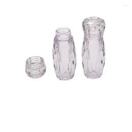 Lagringsflaskor grossist 3g påfyllningsbar lös pulverflaska transparent kosmetisk behållare tom ögonskugga nagel 30/50 st
