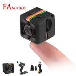 Videocamere FANGTUOSI sq11 Mini videocamera HD 1080P Sensore Visione notturna Videocamera Movimento DVR Micro Sport DV Video piccola cam SQ 11 230225