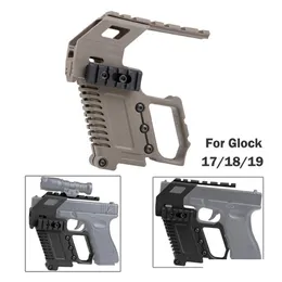 Strumenti artigianali altri accessori tattici ABS Pistol Carbine Kit Monte con pannello Rail per G17 G18 G19 GBB Droplese Drop 2022 Gea DHO4W
