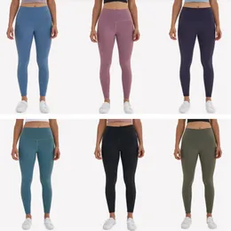 Yüksek bel yoga tozluk push up spor spor kıyafetleri kadınlar legging lu-32 fitness pantolon koşu pantolon dikişsiz tayt egzersiz209c