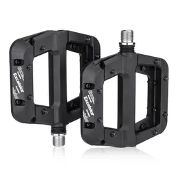 Bike Groupsets 2Pair1Pair MTB Bike Pedals Non-Slip Mountain Bike Pedals Platform Nylon fiber Bicycle Flat Pedals 916 Inch Bicycle Accessories 230224