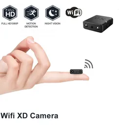 Camcorders Mini Wi -Fi Camera Full HD 1080p Home Security Camporder Night Vision Micro Secret Cam Обнаружение движения Video Recorder DVR 230225