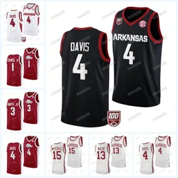 Maglia personalizzata Arkansas NCAA 2023 College Basketball Davonte Davis