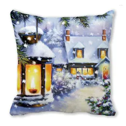 Kudde 1st julomslag 45 Merry Decorative Soffa Home Decoration Pudow Case