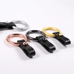 مفاتيح Care Car Carte Control Buckle Buckle Simple Lychee Line -Lychee Pattern Men's Chain's Creative Prendant