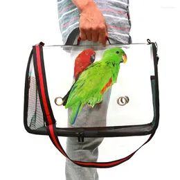 Storage Bags Bird Travel Bag Portable Pet Transparent Breathable Lightweight Cage For Outdoor